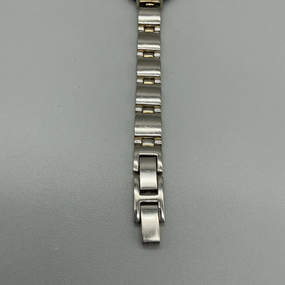 Carriage By Timex Womens Watch 22mm White Dial Silver Tone New Battery 7.5
